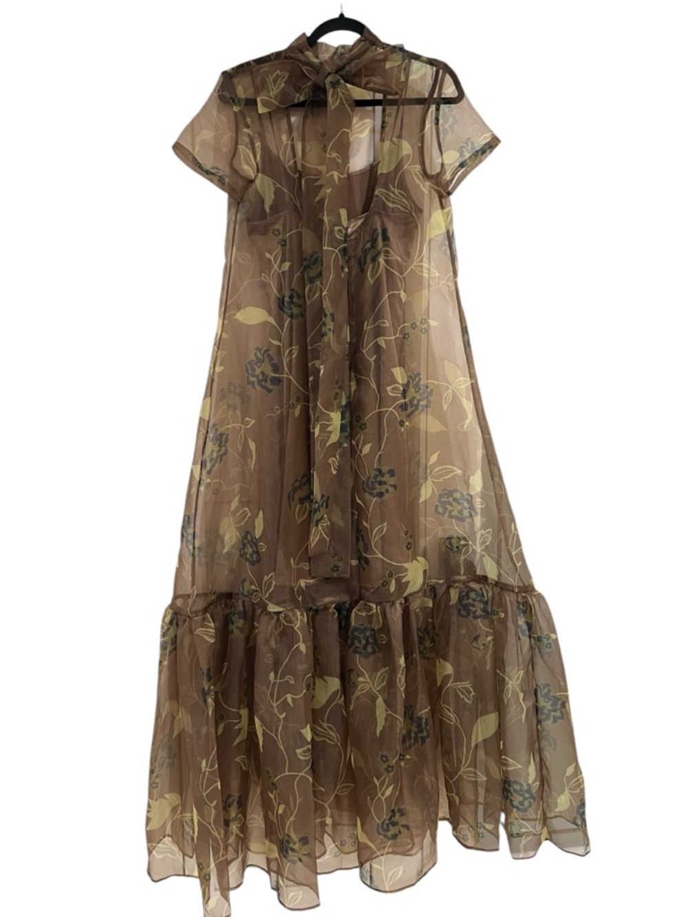 STAUD Calluna Vintage Floral Maxi Dress - Picture 3 of 9